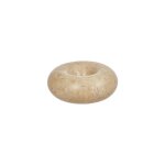 Bougeoir beige en marbre 10xh4cm