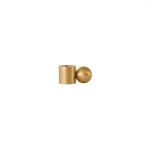 Bougeoir or en laiton h2x3, 9x2cm