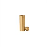 Bougeoir or en laiton h7x4, 5x2, 6cm