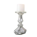 Bougeoir en verre mercuris