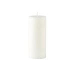 Bougie bloc en stéarine blanc Bougie bloc en stéarine blanc