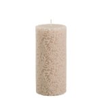 Bougie décorative fleur rose - petit modèle - h. 15 cm Bougie décorative fleur rose - petit modèle - h. 15 cm