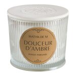 Bougie parfume 400 g - douceur d'ambre