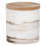 Bougie parfumée en céramique beige et couvercle 150g Bougie parfumée en céramique beige et couvercle 150g