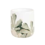 Bougie parfumée en dolomite verte et beige Bougie parfumée en dolomite verte et beige