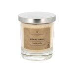 Bougie parfumée en stéarine beige h10cm Bougie parfumée en stéarine beige h10cm