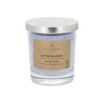 Bougie parfumée en stéarine bleu pastel h10cm Bougie parfumée en stéarine bleu pastel h10cm
