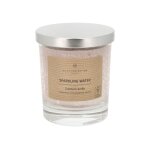 Bougie parfumée en stéarine rose clair h10cm Bougie parfumée en stéarine rose clair h10cm