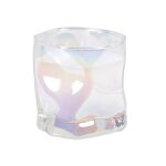 Bougie parfumée en verre irisé Bougie parfumée en verre irisé
