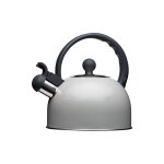 Bouilloire sifflante 1. 4l en acier inoxydable gris