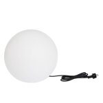 Boule lumineuse filaire polypropylène blanc 40cm Boule lumineuse filaire polypropylène blanc 40cm