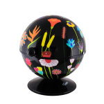 Boule � sucre noir composants �lectriques 13 x 13 x 14 cm