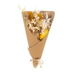 Bouquet de fleurs sches marron