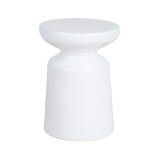 Bout de canap� en gr�s blanc