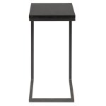 Bout de canap� plaqu� ch�ne noir