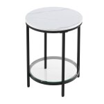 Bout de canapé rond - h55 cm - noir Bout de canapé rond - h55 cm - noir