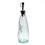Bouteille d'huile d'olive en verre recycl