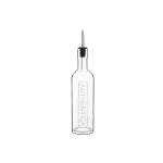 Bouteille  huile avec verseur en cristallin, transparent, 25 cl