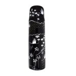 Bouteille isotherme 50 cl noir / blanc silicone 7 x 0 x 25 cm