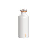 Bouteille isotherme blanche avec bouchon dvissable 50 cl