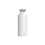 Bouteille isotherme blanche avec bouchon dvissable 75 cl