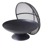 Brasero en fonte noir