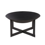 Brasero de jardin en fer recycl� noir