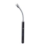 Briquet  arc lectrique en mtal argent