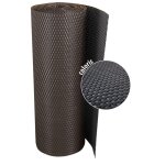 Brise - vue en rsine tresse pour balcon et clture coloris anthracite