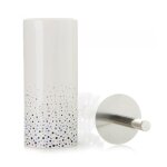 Brosse wc en céramique blanche et bleue Brosse wc en céramique blanche et bleue