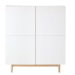 Buffet 2 portes blanc
