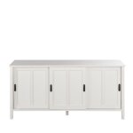 Buffet 3 portes blanc