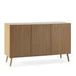 Buffet 3 portes en chne, largeur 120 cm