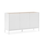 Buffet 3 portes couleur blanc