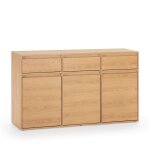 Buffet 3 portes 3 tiroirs, coloris chne