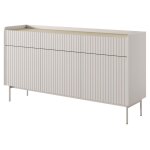 Buffet 3 portes 3 tiroirs grge 153 cm