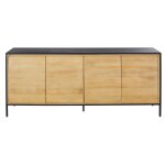 Buffet 4 portes bicolore