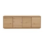 Buffet 4 portes effet bois l203