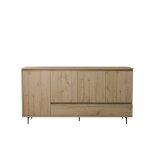 Buffet 4 portes effet ch�ne naturel