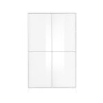 Buffet 4 portes - h174 cm - blanc