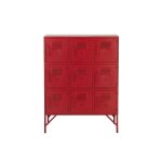Buffet armoire industrielle 9 casiers en mtal