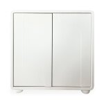 Buffet armoire de rangement design valone l80cm blanc
