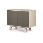 Buffet bas 2 portes 100 cm, en frne