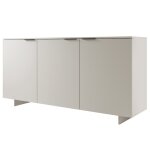Buffet bas 3 portes 3 étagères l180cm beige Buffet bas 3 portes 3 étagères l180cm beige