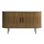Buffet bas en bois et métal 140cm sonya marron 140x45x76cm Buffet bas en bois et métal 140cm sonya marron 140x45x76cm