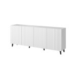 Buffet bas contemporain 200 cm noir / blanc Buffet bas contemporain 200 cm noir / blanc