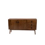 Buffet bas en manguier 2 portes 3 tiroirs l150 Buffet bas en manguier 2 portes 3 tiroirs l150