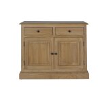 Buffet bas parisien 2 portes 2 tiroirs en chne massif