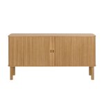 Buffet en bois avec 2 portes coulissantes l160
