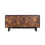 Buffet en bois de manguier  trois portes 160 cm